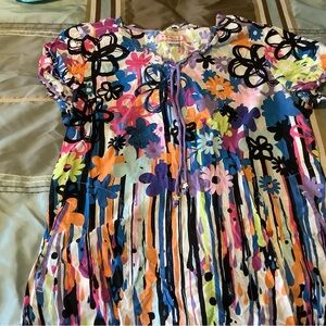 Koi scrub top size L